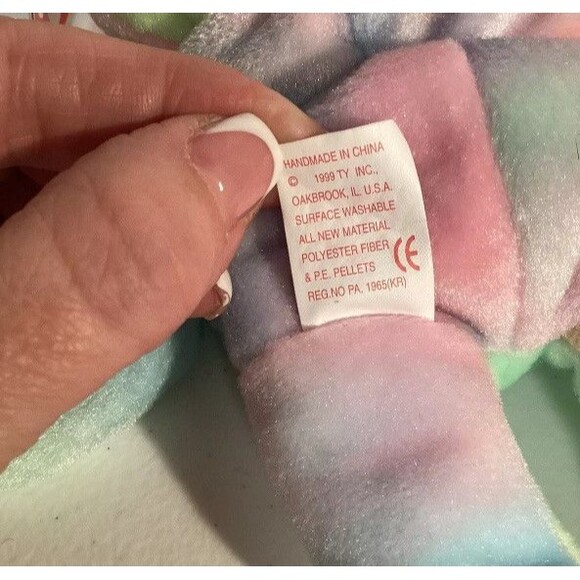 Lot Of Ty Beanie Baby America, Ariel, Birthday, Clubby II, Panda, Signature Bear - Picture 12 of 16